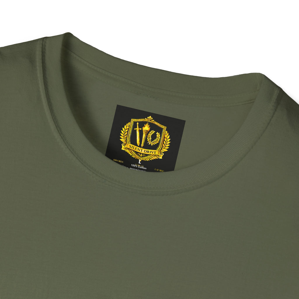 Stoic Philosophy Shirt with Latin Motto Minimalist Fate & Stoicism Design (Unisex- Image Printed On The Back)