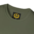 Stoic Philosophy Shirt with Latin Motto Minimalist Fate & Stoicism Design (Unisex- Image Printed On The Back)