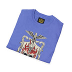 Stoic Philosophy Skull & Flame Heraldic Crest Design (Unisex - Image Printed On The Front)