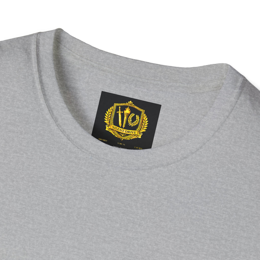 Stoic Philosophy Shirt with Latin Motto Minimalist Fate & Stoicism Design (Unisex- Image Printed On The Back)
