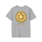 Philosopher Medallion T-Shirt — "Reason Is The Action of Choice" Graphic Tee