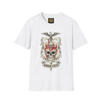Stoic Philosophy Skull & Flame Heraldic Crest Design (Unisex - Image Printed On The Front)