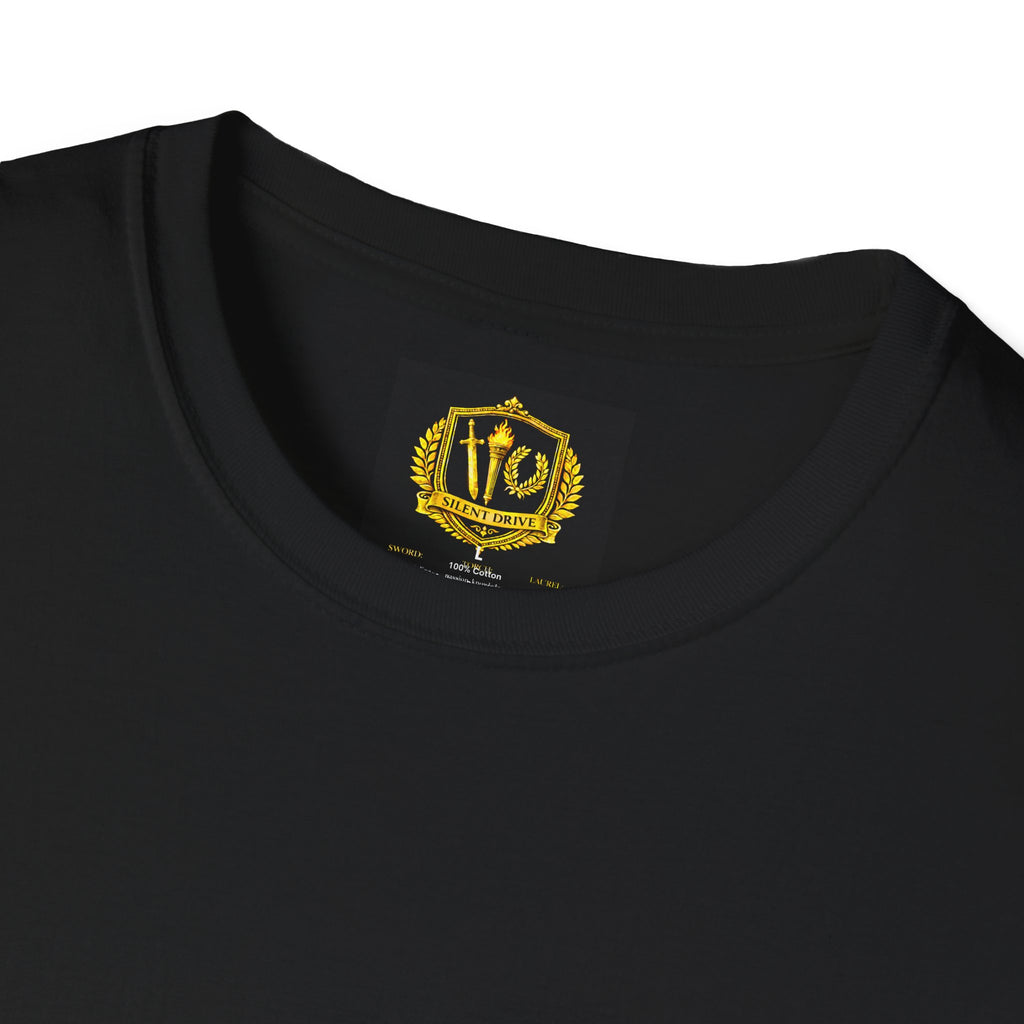 Stoic Philosophy Shirt with Latin Motto Minimalist Fate & Stoicism Design (Unisex- Image Printed On The Back)