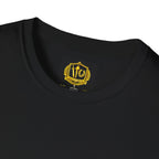Stoic Philosophy Shirt with Latin Motto Minimalist Fate & Stoicism Design (Unisex- Image Printed On The Back)