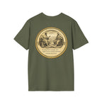 Ancient Greek Wisdom “Nothing That Is Meagre” Classical Art Shirt (Unisex- Image Printed On The Back)