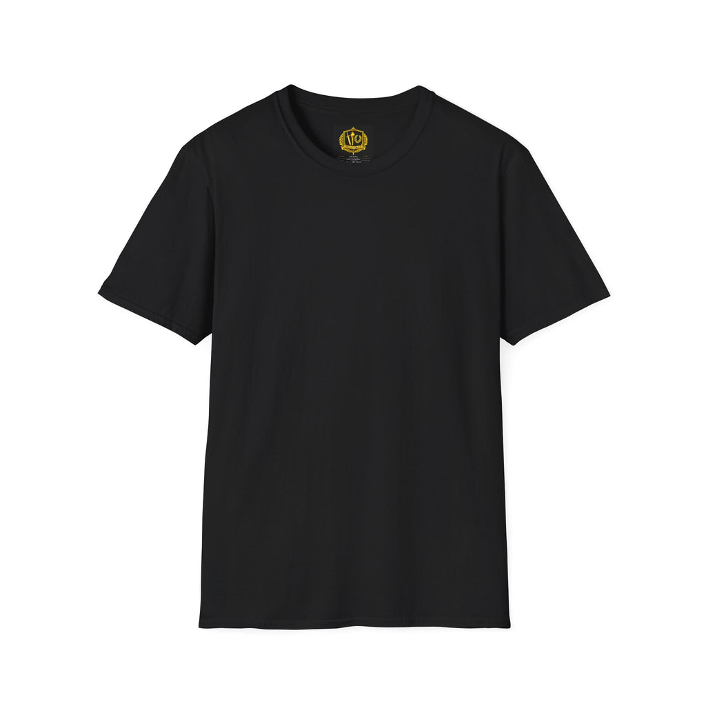 Stoic Philosophy Shirt with Latin Motto Minimalist Fate & Stoicism Design (Unisex- Image Printed On The Back)
