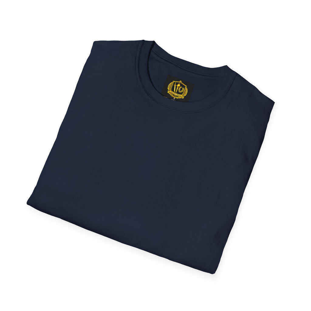 Stoic Philosophy Shirt with Latin Motto Minimalist Fate & Stoicism Design (Unisex- Image Printed On The Back)
