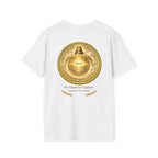 Philosopher Medallion T-Shirt — "Reason Is The Action of Choice" Graphic Tee