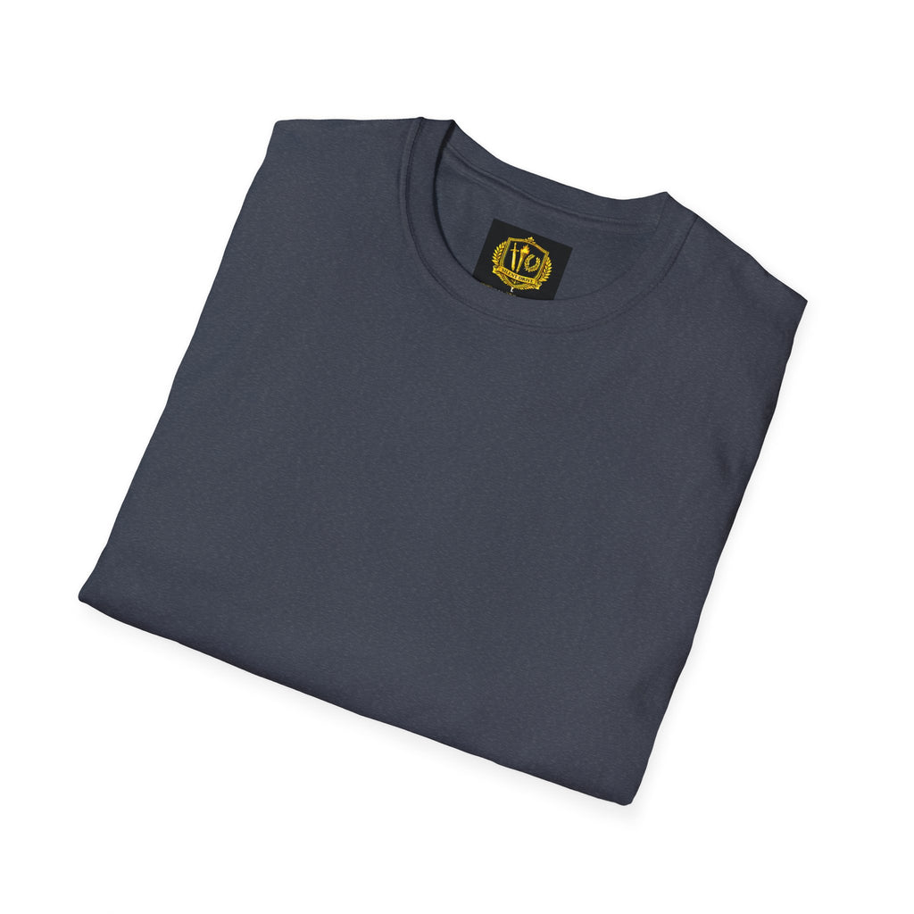 Stoic Philosophy Shirt with Latin Motto Minimalist Fate & Stoicism Design (Unisex- Image Printed On The Back)