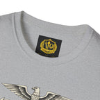 Stoic Philosophy Skull & Flame Heraldic Crest Design (Unisex - Image Printed On The Front)