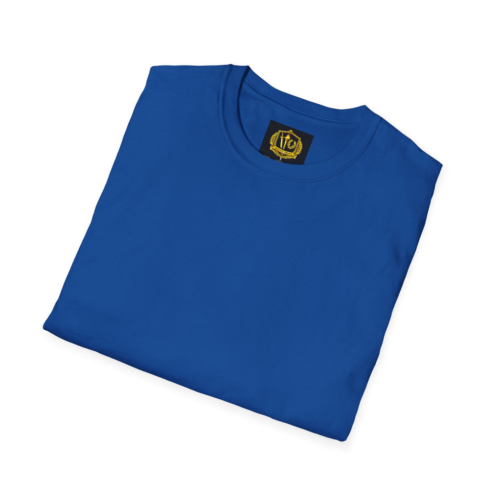 Stoic Philosophy Shirt with Latin Motto Minimalist Fate & Stoicism Design (Unisex- Image Printed On The Back)