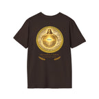 Philosopher Medallion T-Shirt — "Reason Is The Action of Choice" Graphic Tee