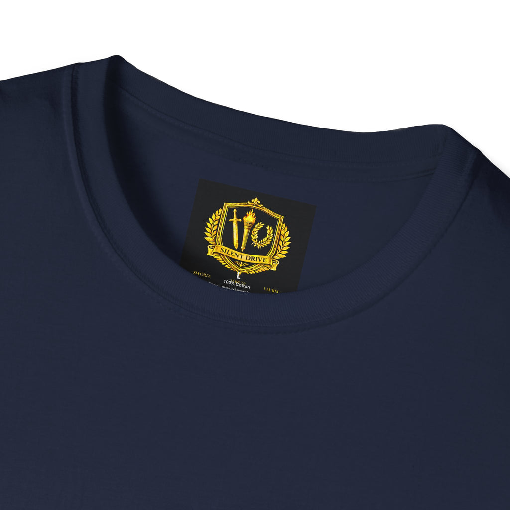 Stoic Philosophy Shirt with Latin Motto Minimalist Fate & Stoicism Design (Unisex- Image Printed On The Back)