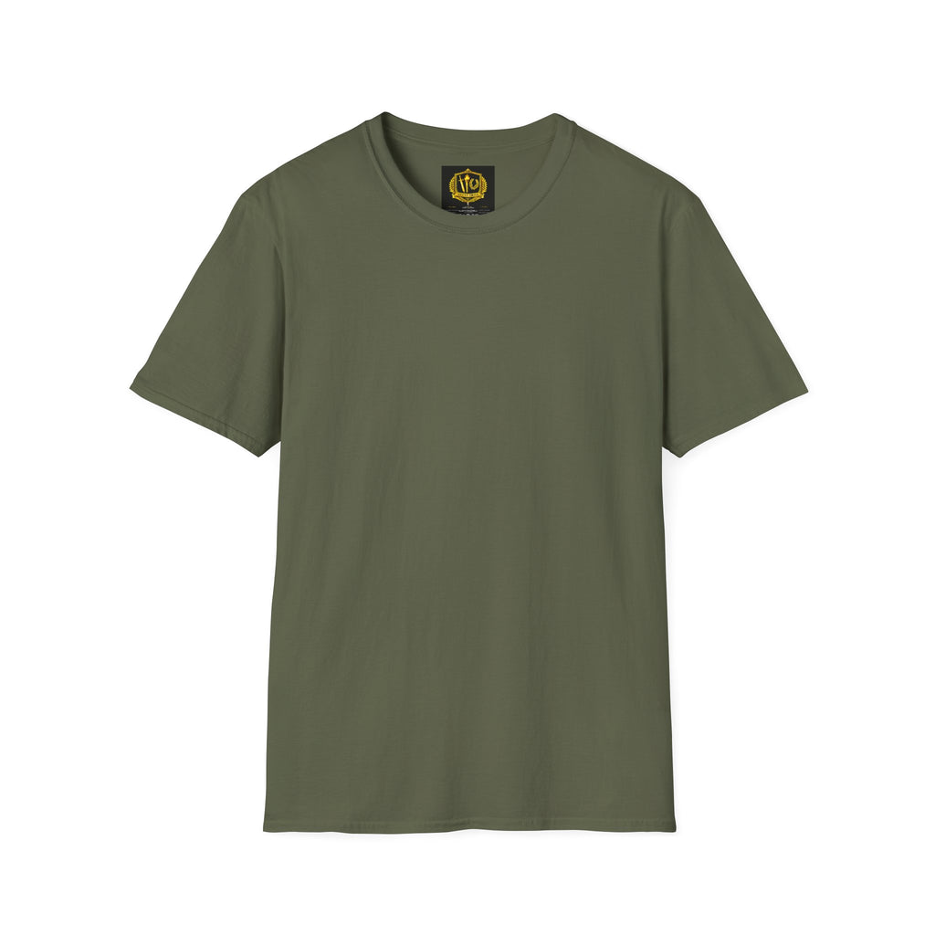 Stoic Philosophy Shirt with Latin Motto Minimalist Fate & Stoicism Design (Unisex- Image Printed On The Back)
